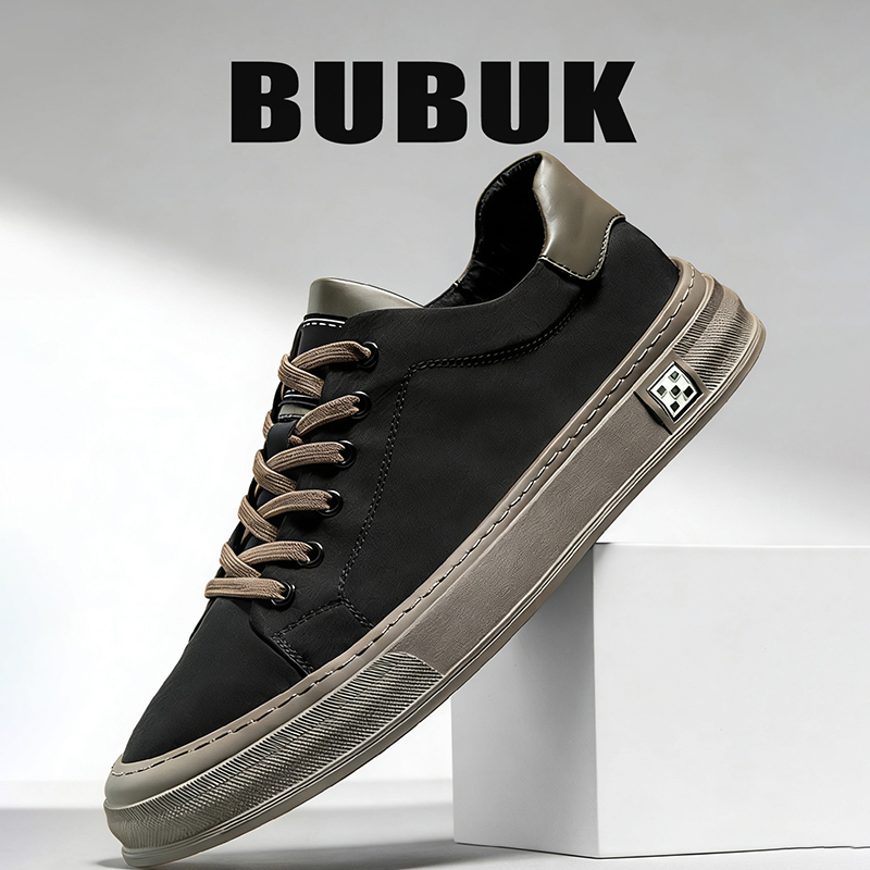 Men'S Shoes Business Casual - Versatile Lace-Up Men's Sneakers, Trendy Business