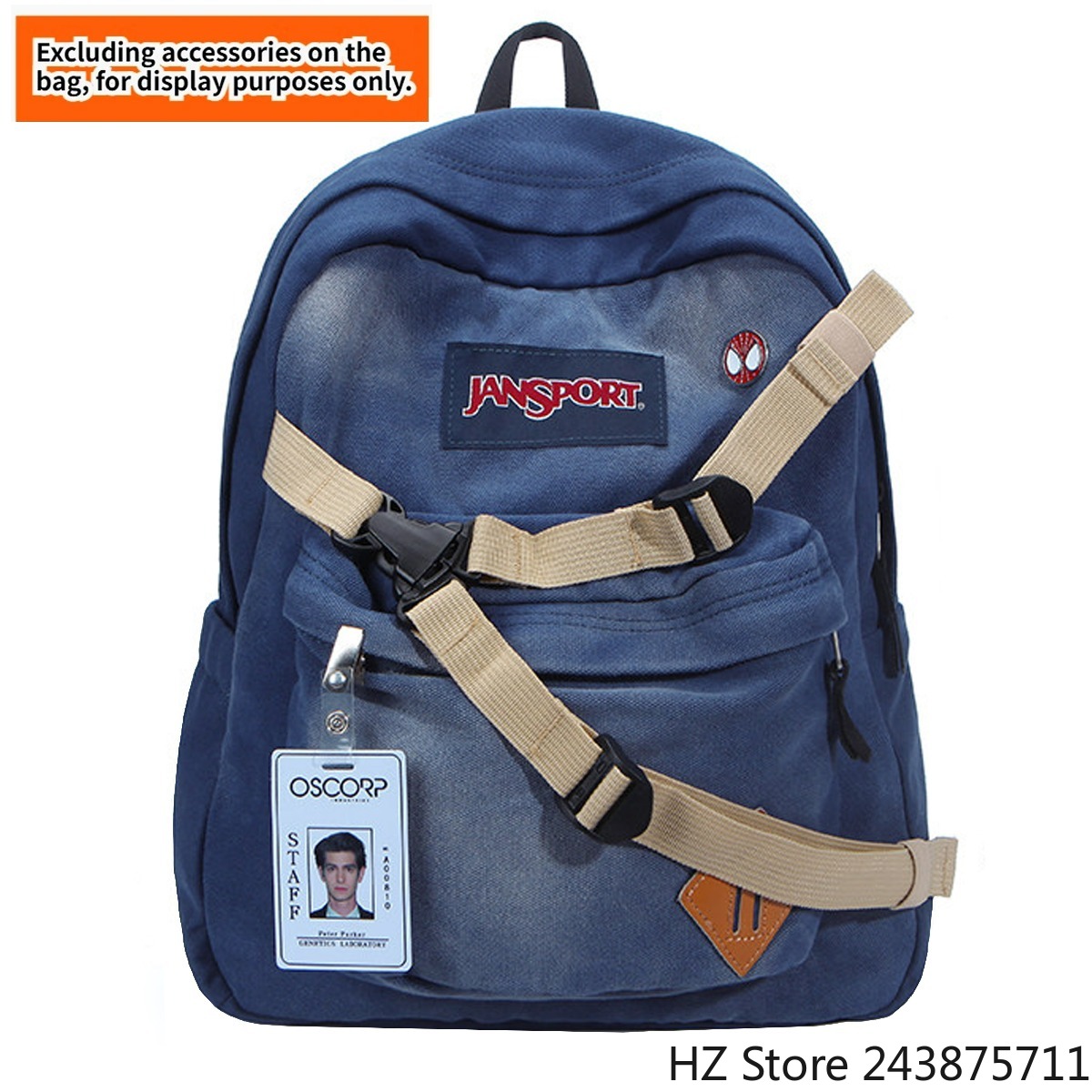 Men Shoes Models - Spider-Man Denim Backpack Spiderman Bookbag andrew