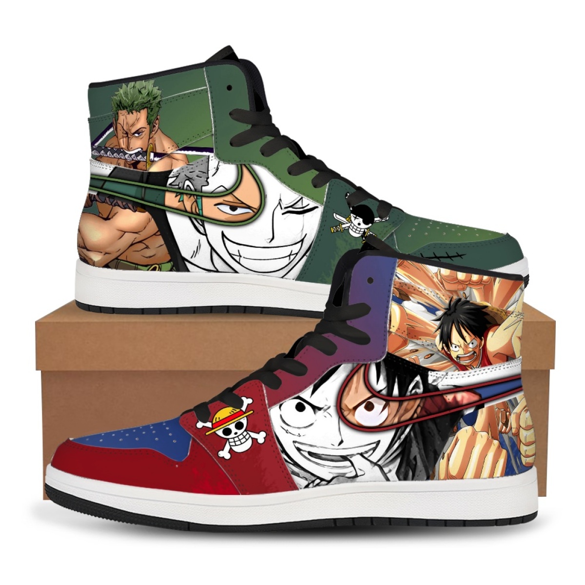 One Piece Anime Luffy Roronoa  - Men'S Shoes Good For Running review and price