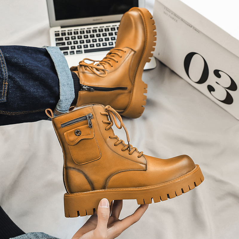 2025 Trend Men Boots Sneakers  - Men'S Shoes Business Casual review and price