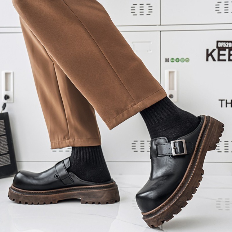 Men's Bag Head Platform Slippe - Men'S Shoes Business Casual review and price