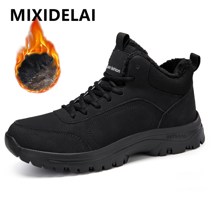 Winter Men's Boots Warm Plush  - Men Shoes Office review and price