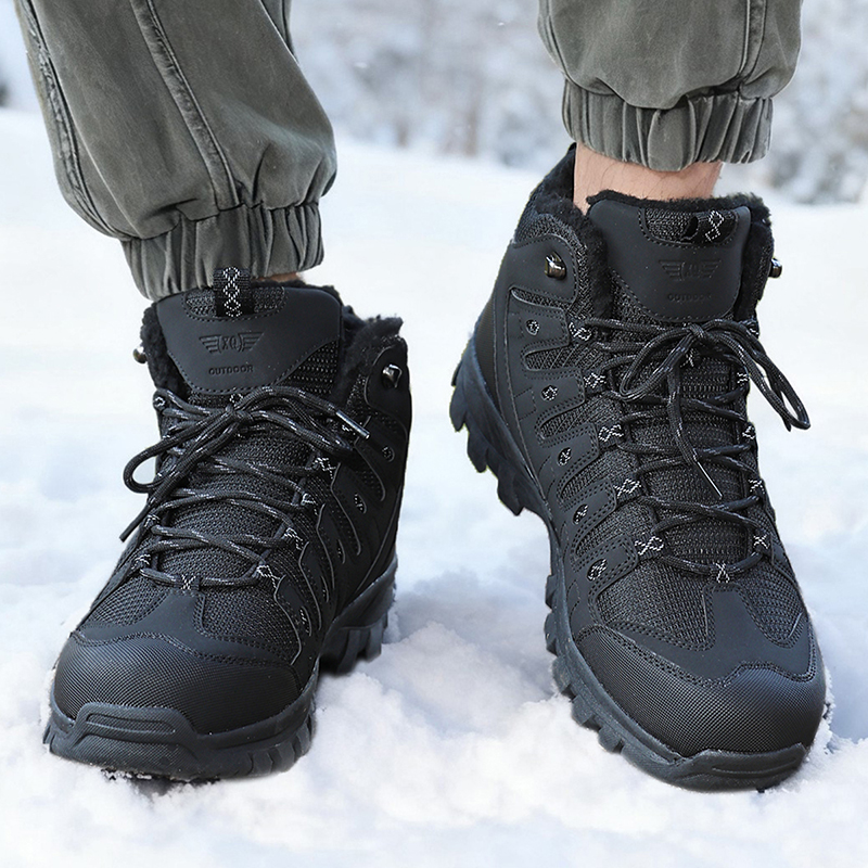 Winter Men's Boots Warm Plush  - Men Shoes Office review and price