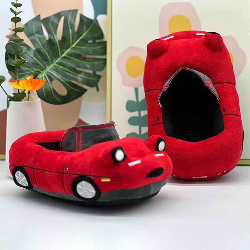 Red Car Plush Slippers Fun Veh - Men Shoes Red Tape review and price