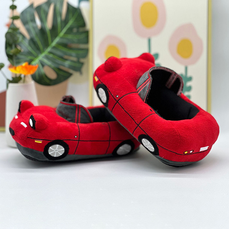 Red Car Plush Slippers Fun Veh - Men Shoes Red Tape review and price