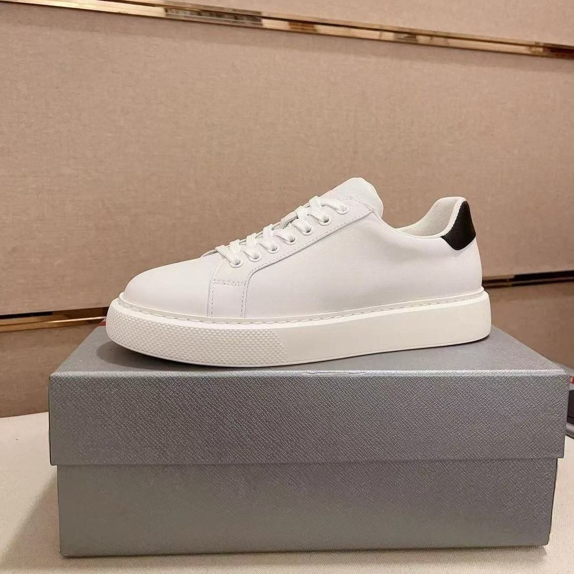 Luxury Genuine Leather Sneaker - Men'S Shoes To Increase Height review and price