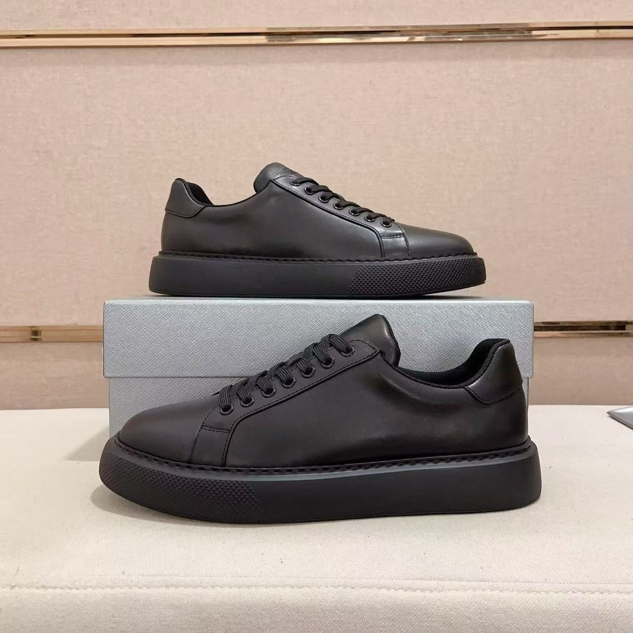 Luxury Genuine Leather Sneaker - Men'S Shoes To Increase Height review and price