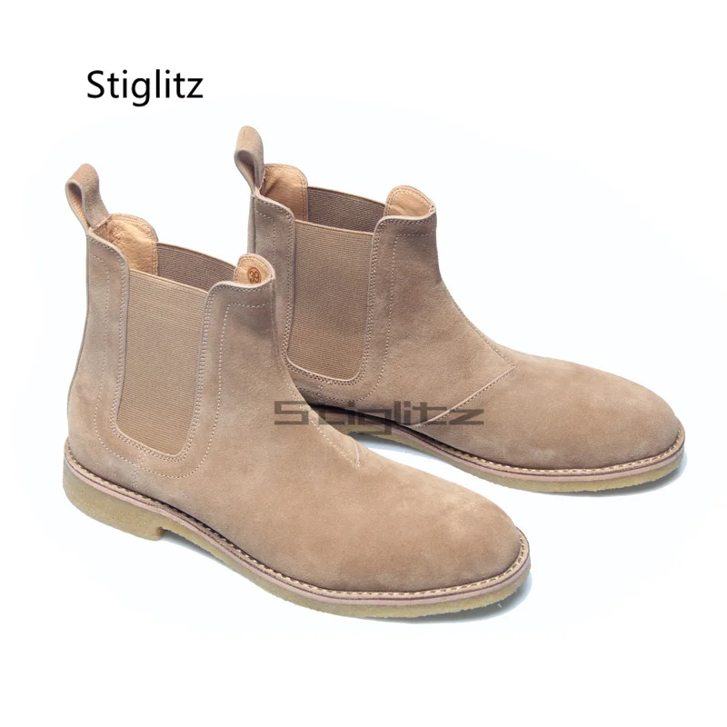 Men's Suede Leather Chelsea Bo - Chelsea Boots Suede review and price