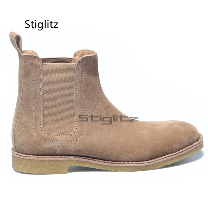 Men's Suede Leather Chelsea Bo - Chelsea Boots Suede review and price