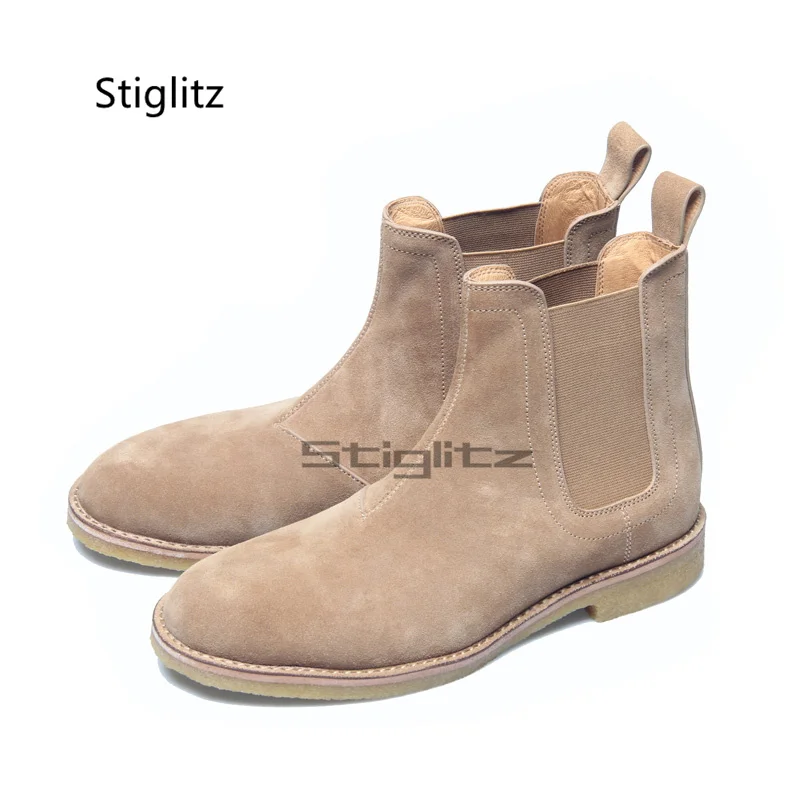 Men's Suede Leather Chelsea Bo - Chelsea Boots Suede review and price