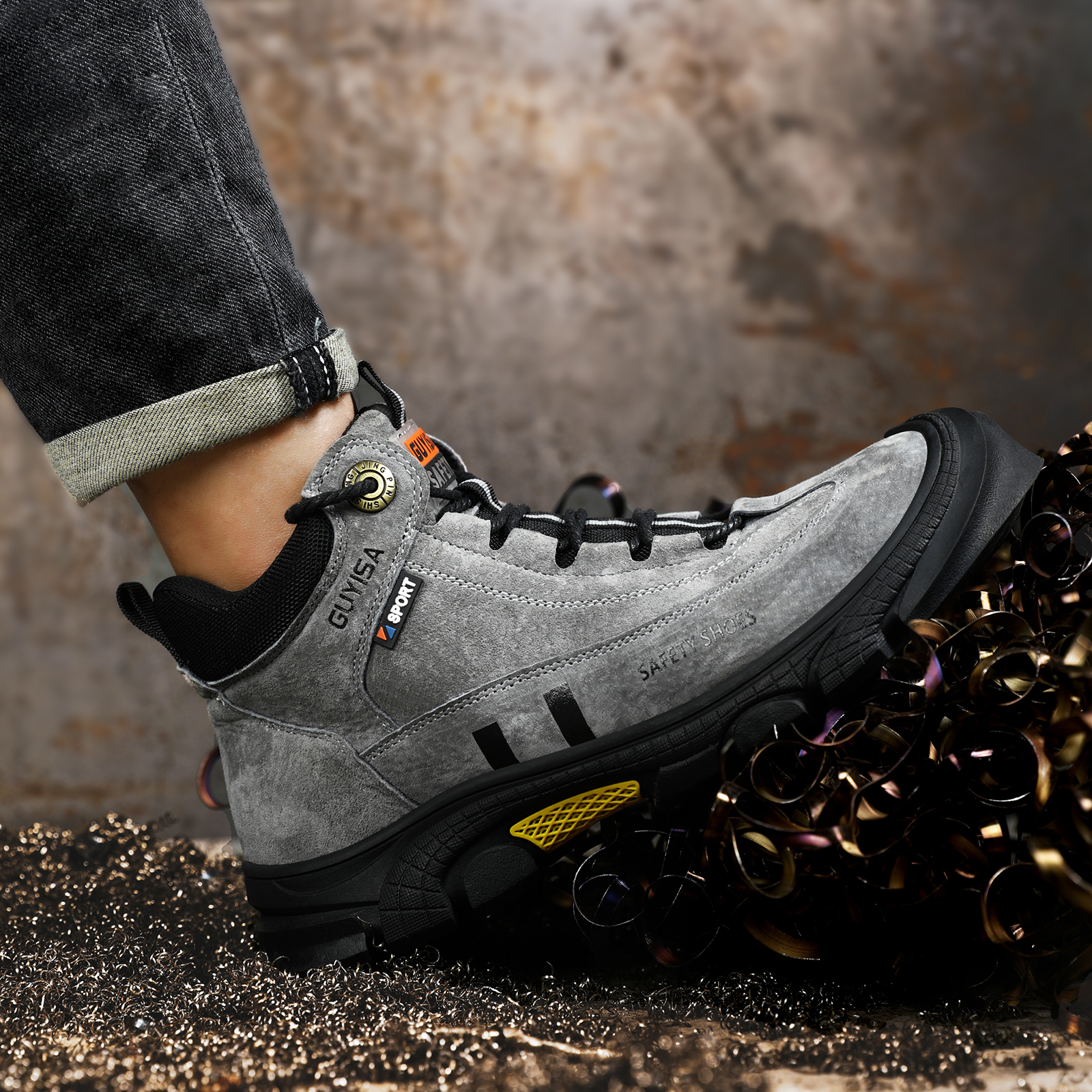 Men's work shoes with rubber s - Men Shoes Models review and price