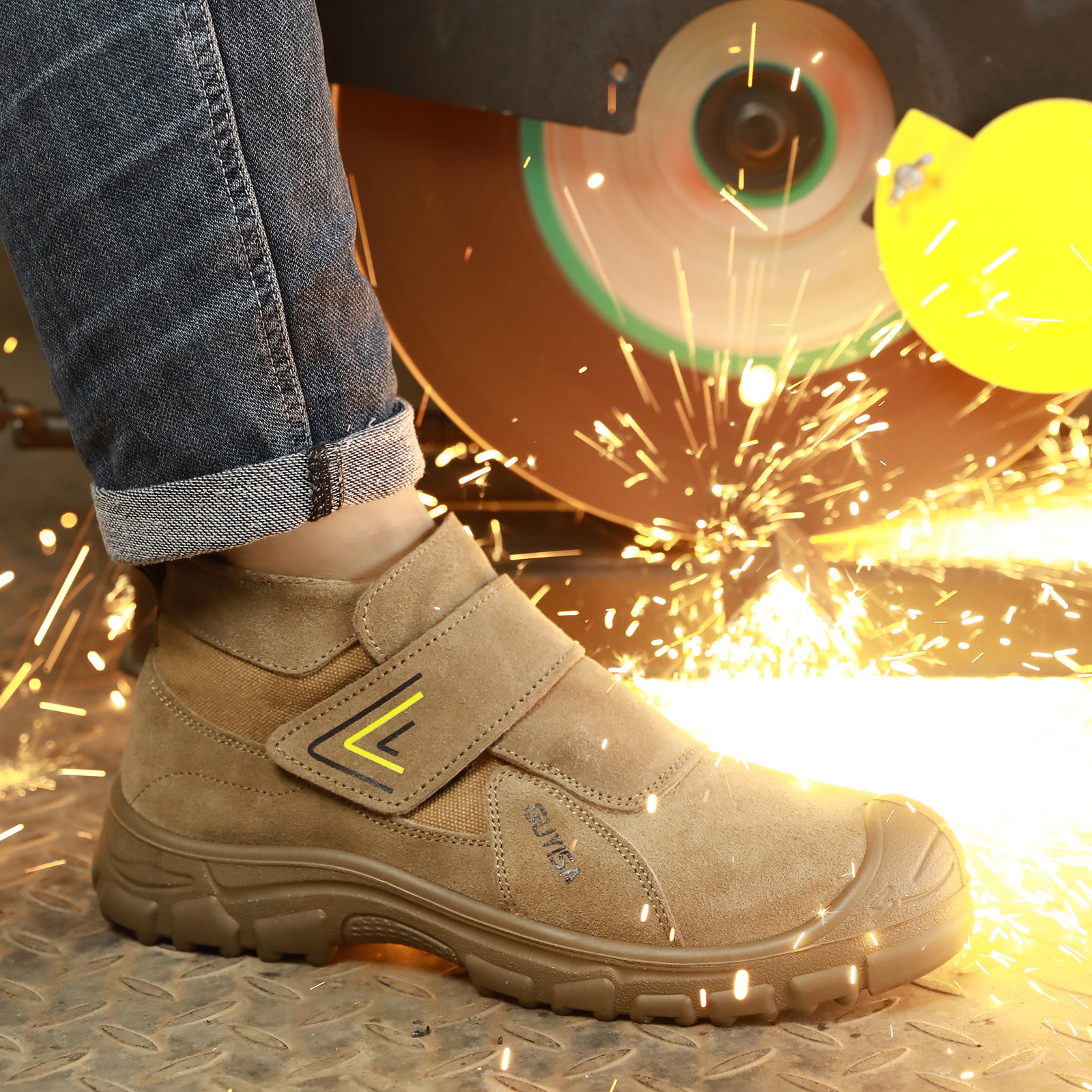 Work shoes for men, anti-shatt - Men Shoes Models review and price