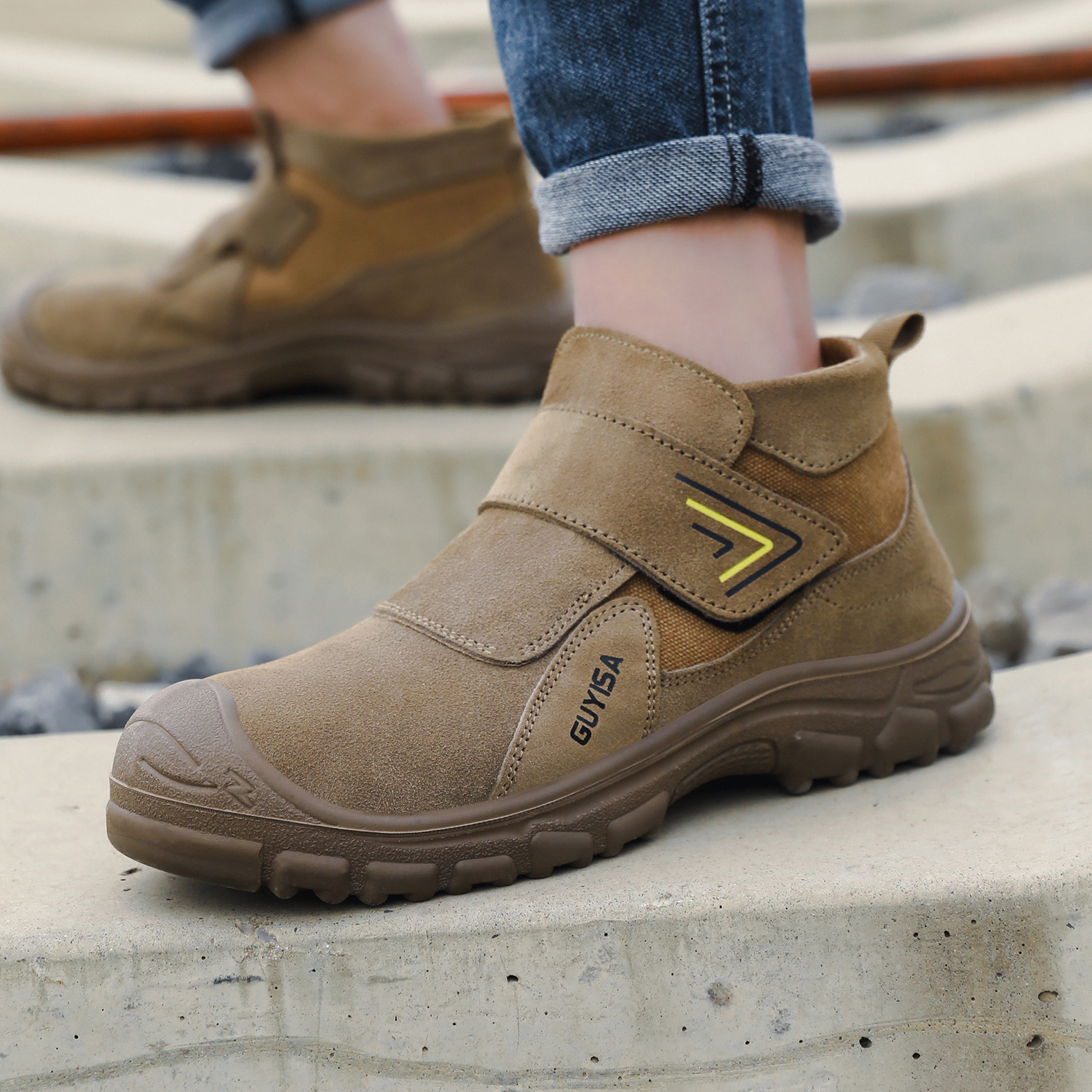 Work shoes for men, anti-shatt - Men Shoes Models review and price