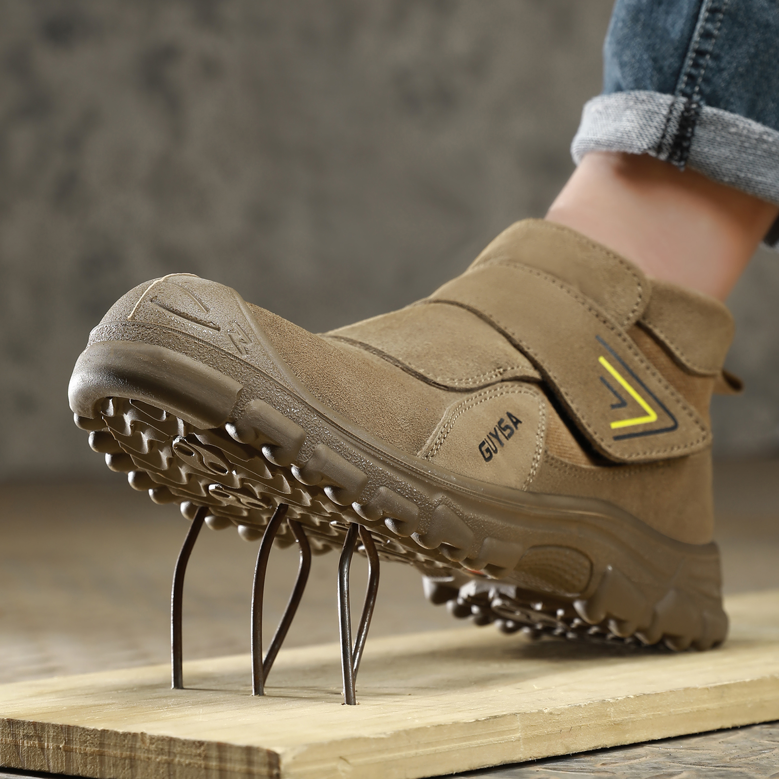 Work shoes for men, anti-shatt - Men Shoes Models review and price