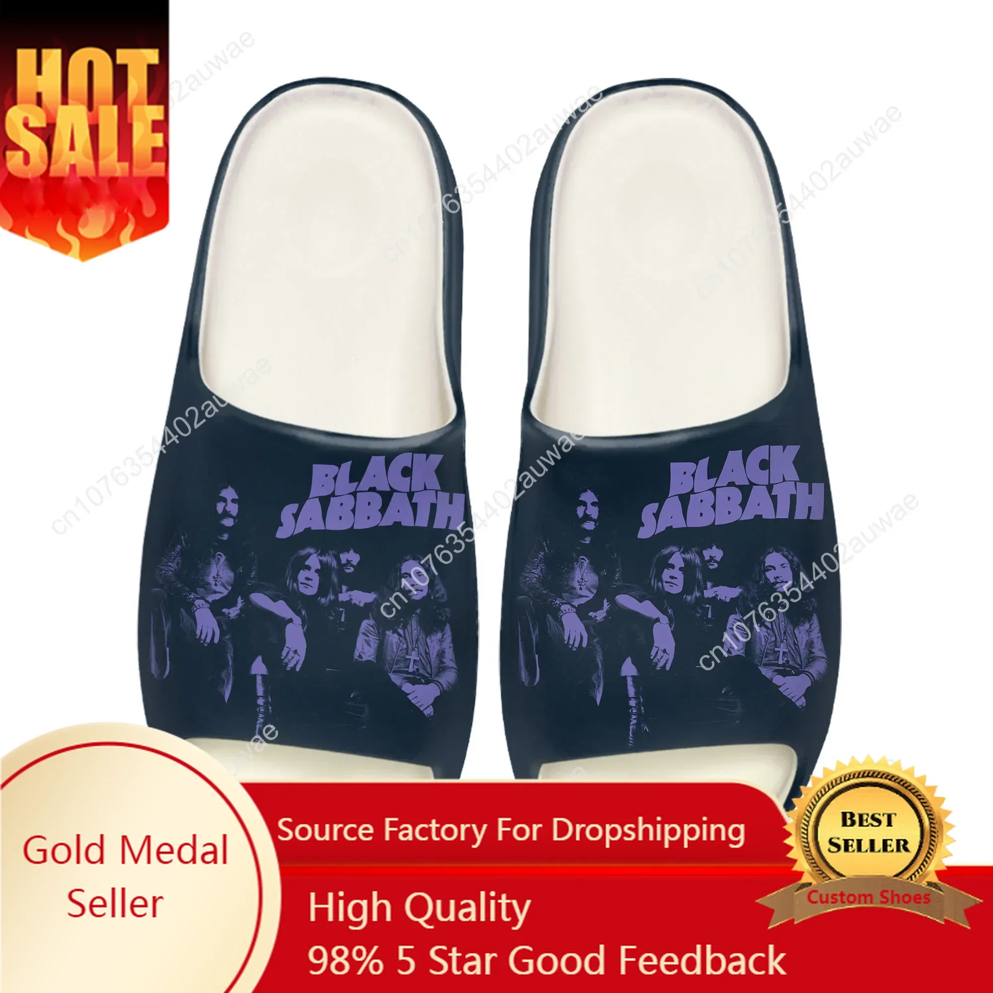 Black Heavy Metal Band Sabbath - Men Shoes Office review and price