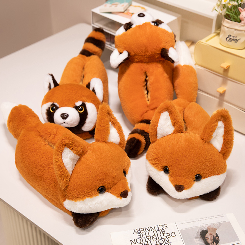 Cute Red Panda Fox Shoes Women - Men Shoes Red Tape review and price