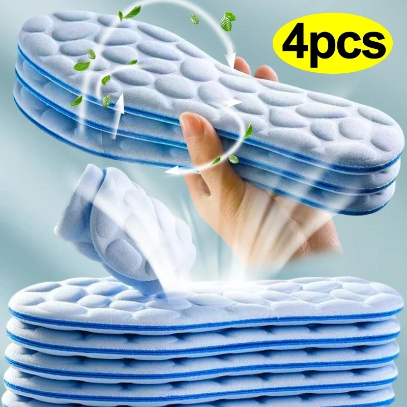 2/4pcs Soft Massage Memory Foa - Men Shoes Runners review and price