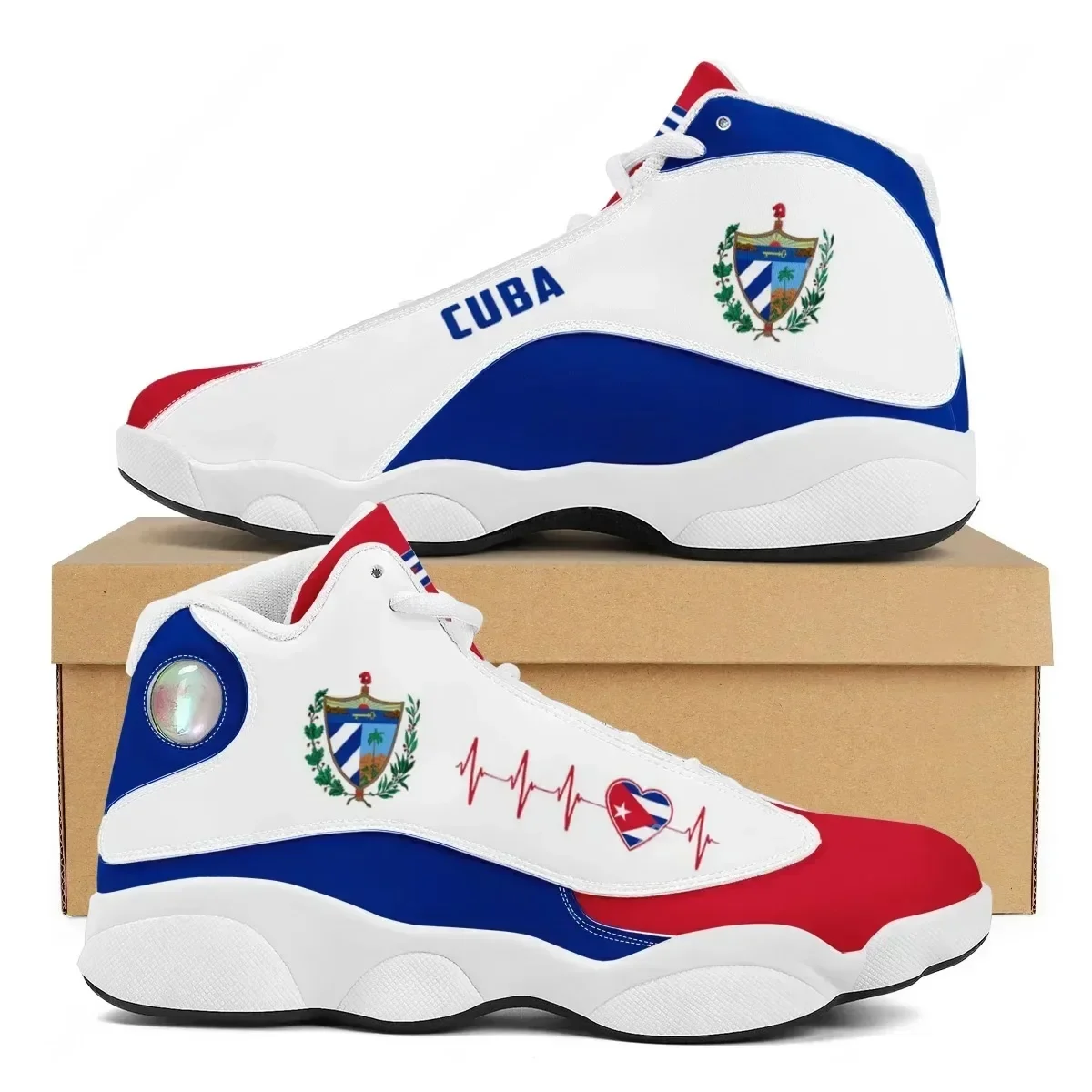 CUBA Flag Print Cool Men Baske - Men Shoes Runners review and price