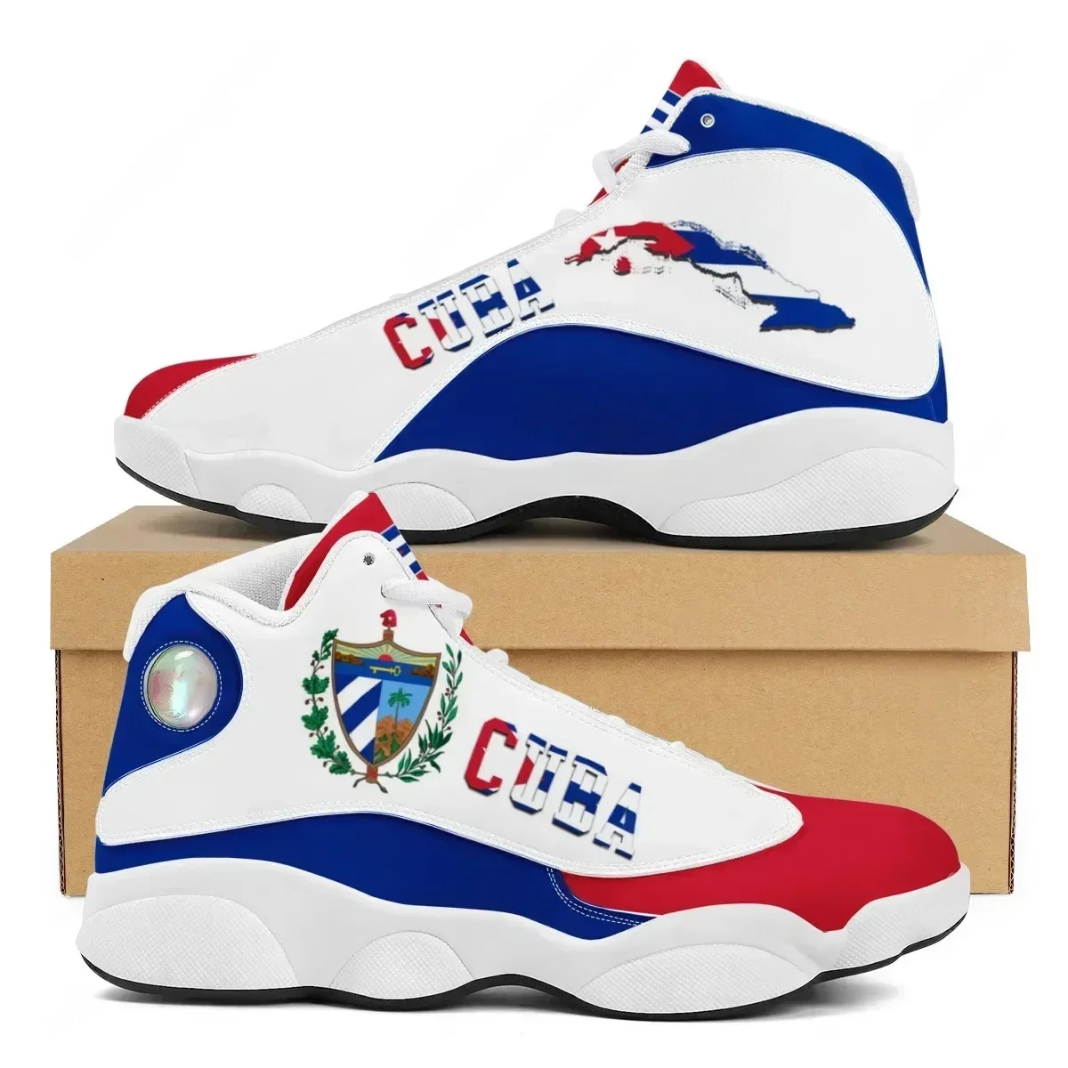 CUBA Flag Print Cool Men Baske - Men Shoes Runners review and price